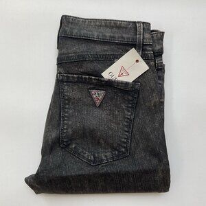 Guess Women’s Originals 1981 Power Skinny High Rise Jeans Coated Finish Size 27